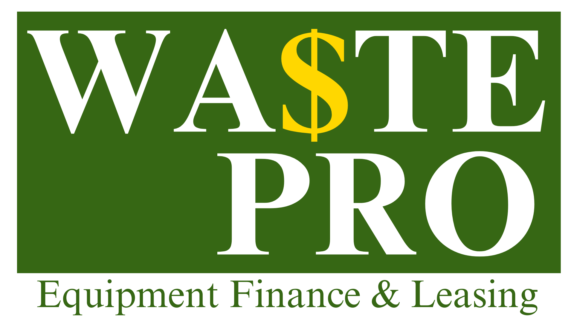 New Wa$te Pro Logo